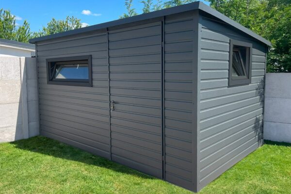 Vrtna hiška 3,5x2,5 m - temni grafit mat
